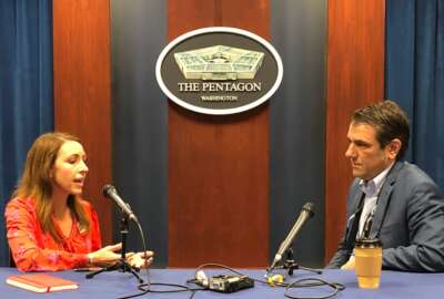 Danielle Metz, the newly-appointed chief information officer for the Office of the Secretary of Defense, discusses her new position during an interview at the Pentagon with Federal News Network's Jared Serbu